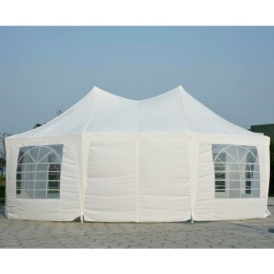 Outsunny 22 x 16 ft. Large Octagon Party Gazebo Canopy Tent   